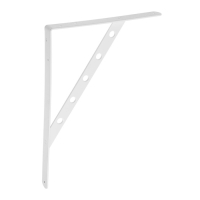 Кронштейн усиленный 350х250 полимер белый,10 шт Кронштейн усиленный 350х250 полимер белый,10 шт