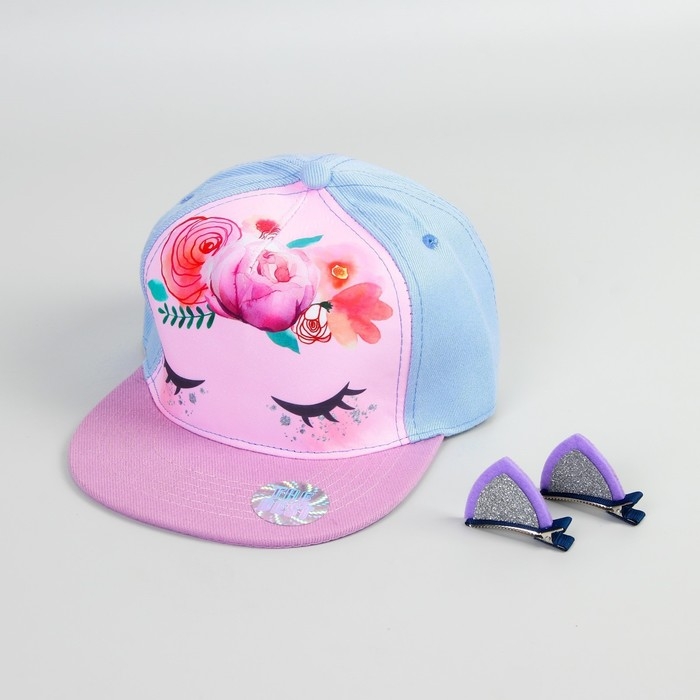 Кепка детская для девочки &laquo;Прекрасный пони&raquo;, р-р. 52-54 см