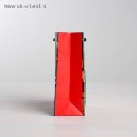 Пакет подарочный ламинированный вертикальный, упаковка, &laquo;С 23 февраля!&raquo;, ML 23 х 27 х 11,5 см