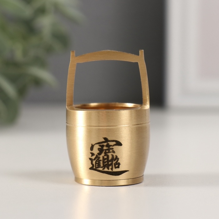 Сувенир латунь Сувенир латунь "Чаша богатства Цзиньбао" 3х3х5 см