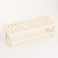 Скамейка "Топчан" 120х40х45 см лиственные породы, Экстра Скамейка "Топчан" 120х40х45 см лиственные породы, Экстра