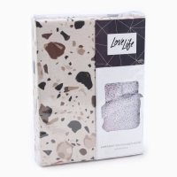 Постельное бельё LoveLife 2 сп "Мозайка" 175х215см, 210х220см, 50х70см-2шт, хлопок, бязь, 125г/м2 Постельное бельё LoveLife 2 сп "Мозайка" 175х215см, 210х220см, 50х70см-2шт, хлопок, бязь, 125г/м2
