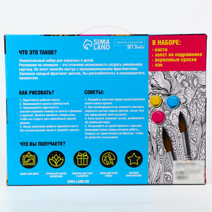 Картина по номерам с подрамником &laquo;Дракон в небе&raquo;, 30 х 40 см