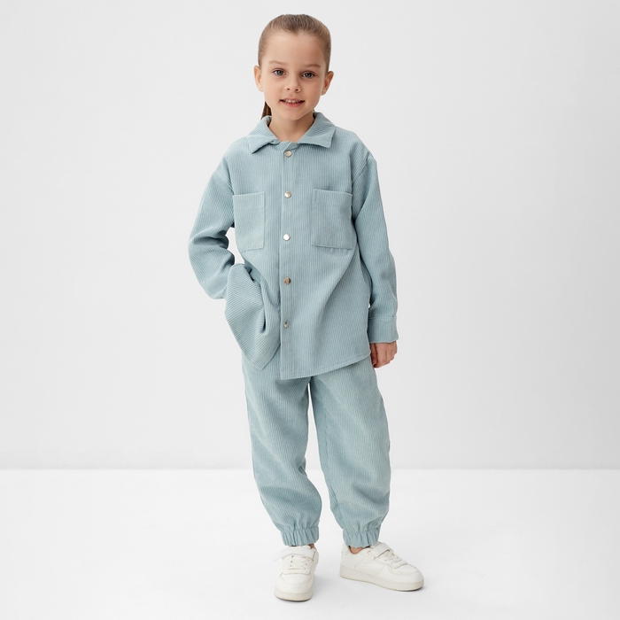 Костюм детский KAFTAN Костюм детский KAFTAN "Velvet", р. 30 (98-104), голубой