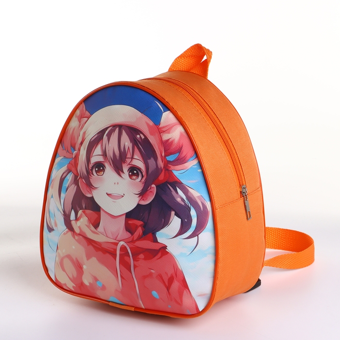 Рюкзак детский на молнии &laquo;Выбражулька&raquo;, цвет оранжевый