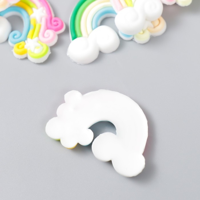 Декор для творчества резина Декор для творчества резина "Радуга" набор 15 шт 2,3х3,4 см