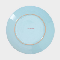 Набор тарелок керамических Доляна &laquo;Пастель&raquo;, 18 предметов: 6 тарелок d=19 см, 6 тарелок d=27 см, 6 мисок d=19 см, цвет голубой