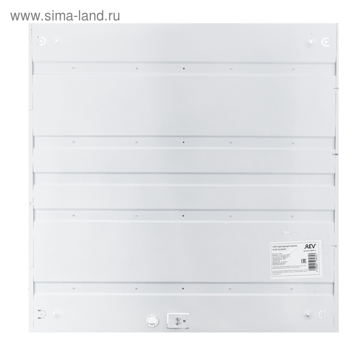 Панель светодиодная REV LP Slim Quadro, 48 Вт, 6500 К, призма, встр. драйвер, 595x595x19мм Панель светодиодная REV LP Slim Quadro, 48 Вт, 6500 К, призма, встр. драйвер, 595x595x19мм