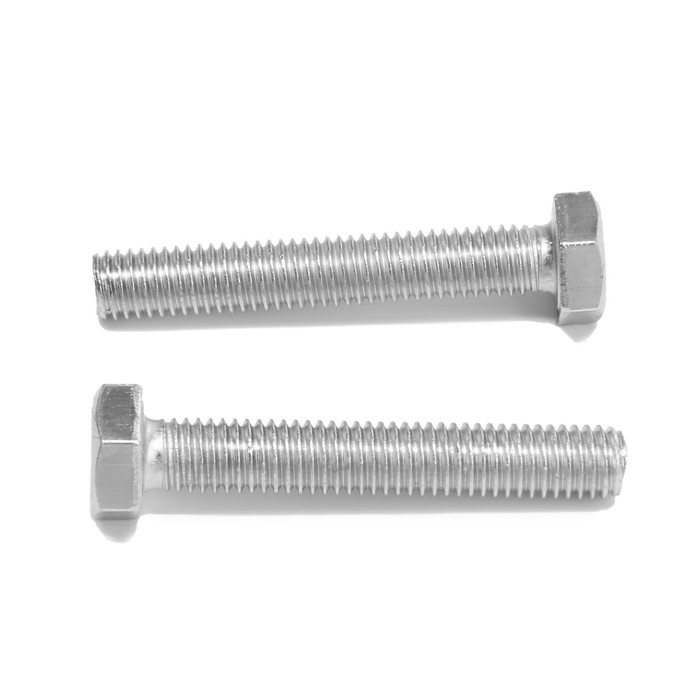 Болт ТУНДРА, оцинкованный, DIN 933, класс прочности 8.8, М8х50 мм, 1 кг