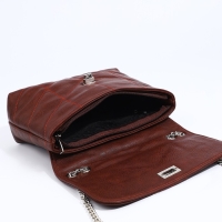 Сумка-мессенджер "Золотой дождь" на застёжке, цвет коричневый Сумка-мессенджер "Золотой дождь" на застёжке, цвет коричневый