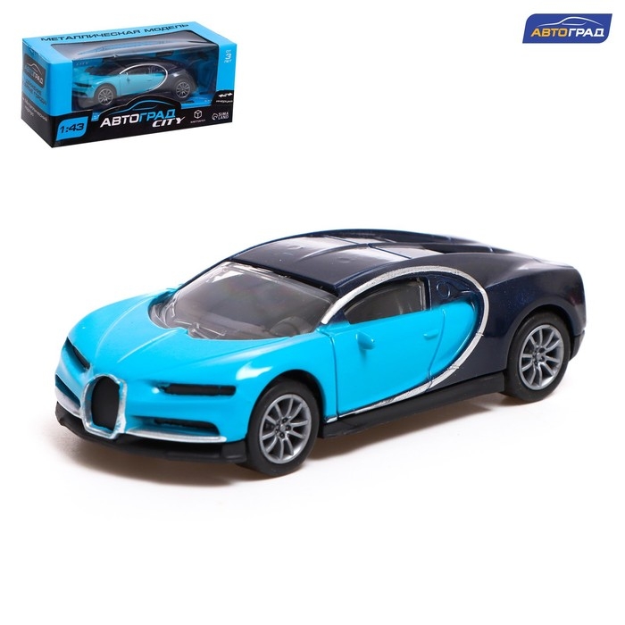 Машина металлическая &laquo;Купе&raquo;, инерционная, масштаб 1:43, цвет синий