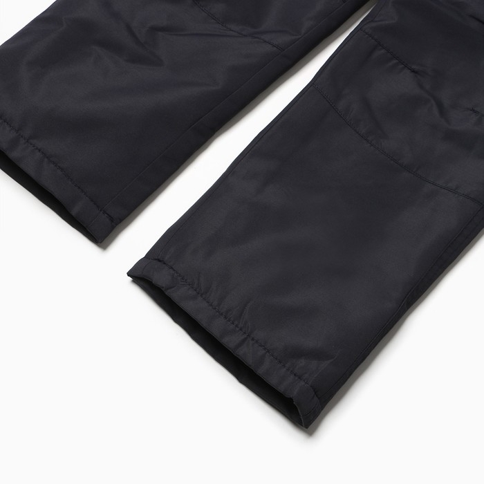 Полукомбинезон утеплённый для мальчиков, цвет тёмно-синий, рост 104 см