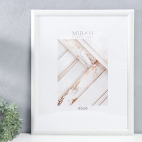 Фоторамка пластик "МИРАМ" 40х50 см 647261-16, белый (пластиковый экран) Фоторамка пластик "МИРАМ" 40х50 см 647261-16, белый (пластиковый экран)