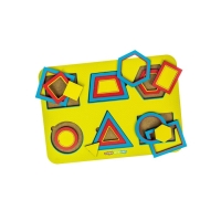 Рамка-вкладыш М. Монтессори &laquo;Паутинка 1&raquo; МИКС