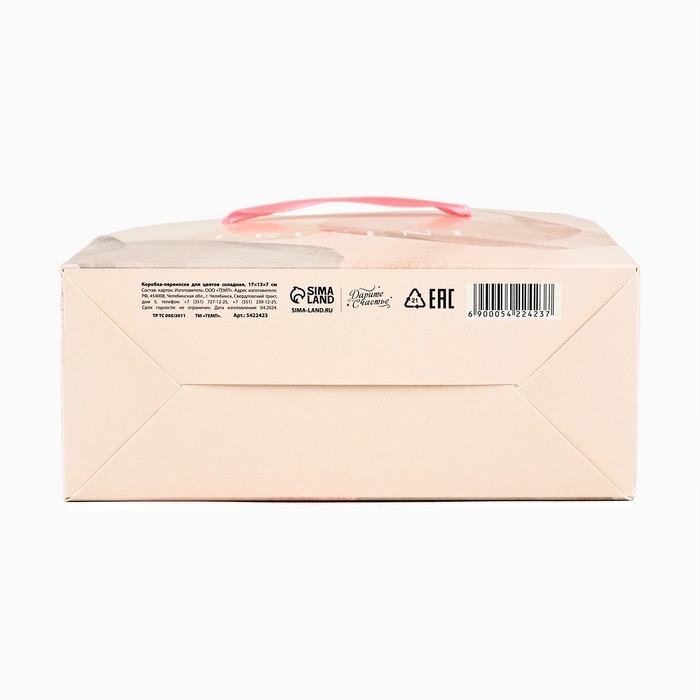 Переноска для цветов складная Present, 17 × 13 × 7 см Переноска для цветов складная Present, 17 × 13 × 7 см