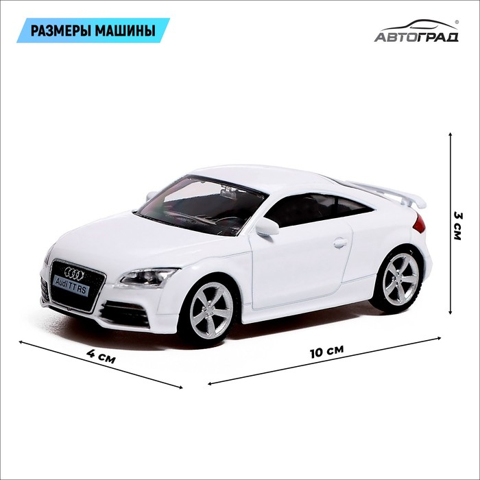 Машина металлическая AUDI TT COUPE, 1:43, цвет белый