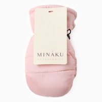 Варежки зимние детские MINAKU, цвет розовый, 15см