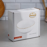 Салатник &laquo;Кармен&raquo;, 3 л, золотая обводка, фарфор, Иран