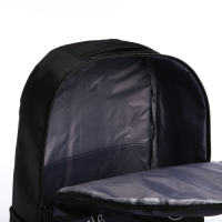 Рюкзак школьный с пеналом Hip-Hop, 42х28х13 см, цвет чёрный