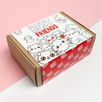 Подарочный набор &laquo;Лучший друг&raquo;, плед 85х100 см и аксессуары