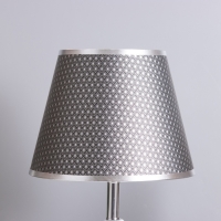 Лампа настольная "Яна" 1х40Вт Е27 1х5Вт LED белый/дымчатый 25х25х41см