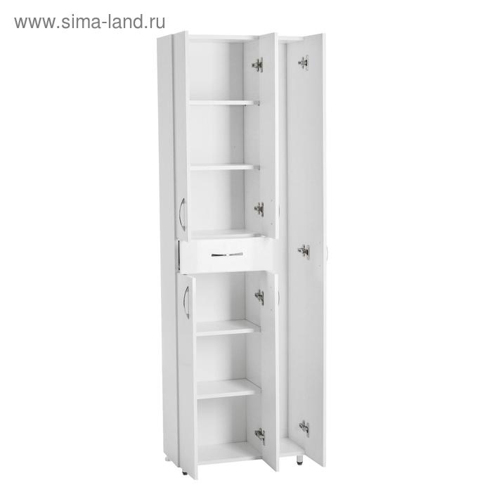 Пенал для ванной комнаты 600 с отделением для одежды, 191 х 60 х 26,6 см