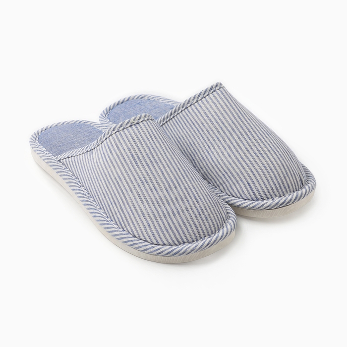 Тапочки женские, размер 36-37, цвет синий Тапочки женские, размер 36-37, цвет синий