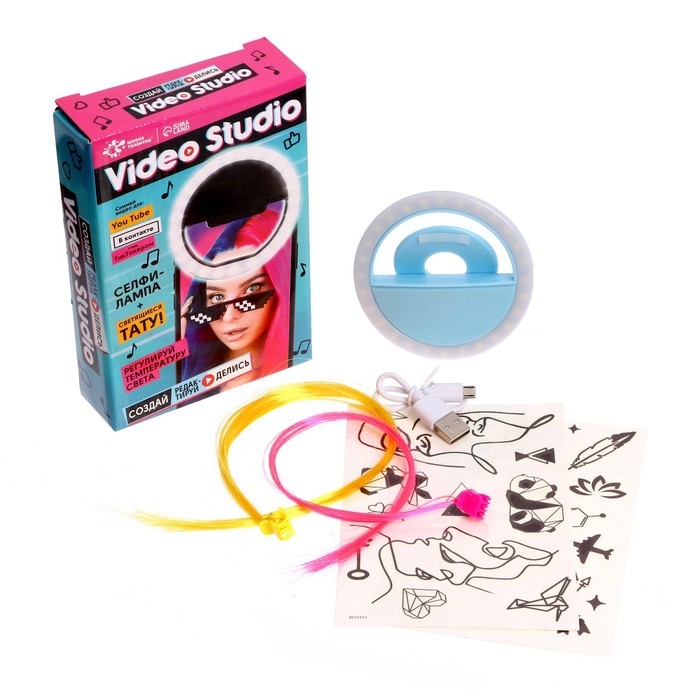 Портативный кольцевой светильник для селфи Портативный кольцевой светильник для селфи