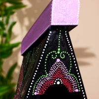 Интерьерная подставка "Лодочка" албезия 30х22х65 см Интерьерная подставка "Лодочка" албезия 30х22х65 см