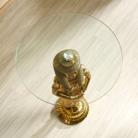 Стол декоративный "Клеопатра" золото 45х45х103 см Стол декоративный "Клеопатра" золото 45х45х103 см