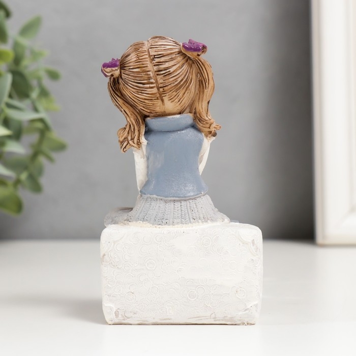 Сувенир полистоун Сувенир полистоун "Малышка на чемодане" МИКС 10,5х5,5х6 см