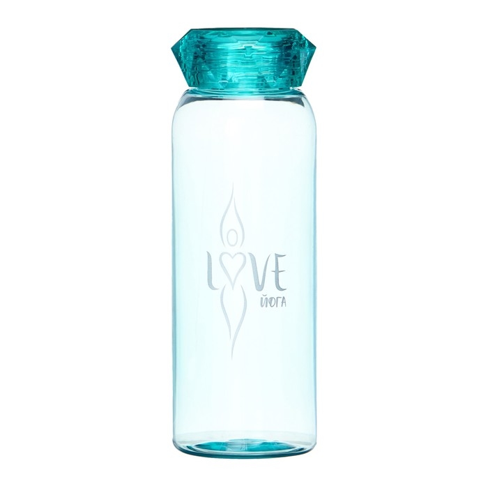 Бутылка для воды, 600 мл, "Love йога"