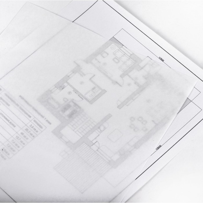 Калька для чертёжных и дизайнерских работ А3, 20 листов в папке Calligrata, 40 г/м2 Калька для чертёжных и дизайнерских работ А3, 20 листов в папке Calligrata, 40 г/м2
