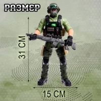 Фигурка солдата &laquo;Спецназовец&raquo;, МИКС