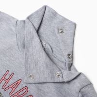 Водолазка для девочек, цвет серый меланж, рост 86 см Водолазка для девочек, цвет серый меланж, рост 86 см