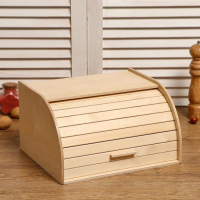 Хлебница деревянная "Корица", прозрачный лак, 29&times;24.5&times;16.5 см