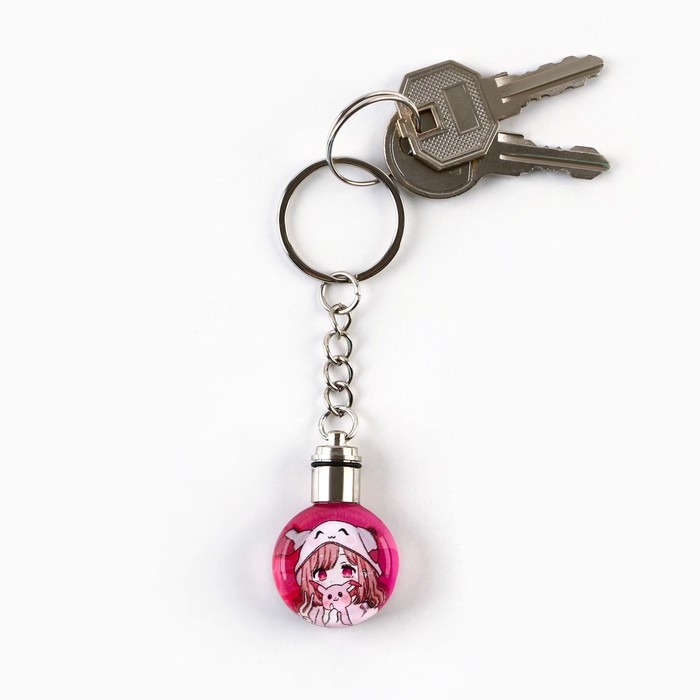 Брелок для ключей с фонариком &laquo;Аниме&raquo;, 4 х 2 см