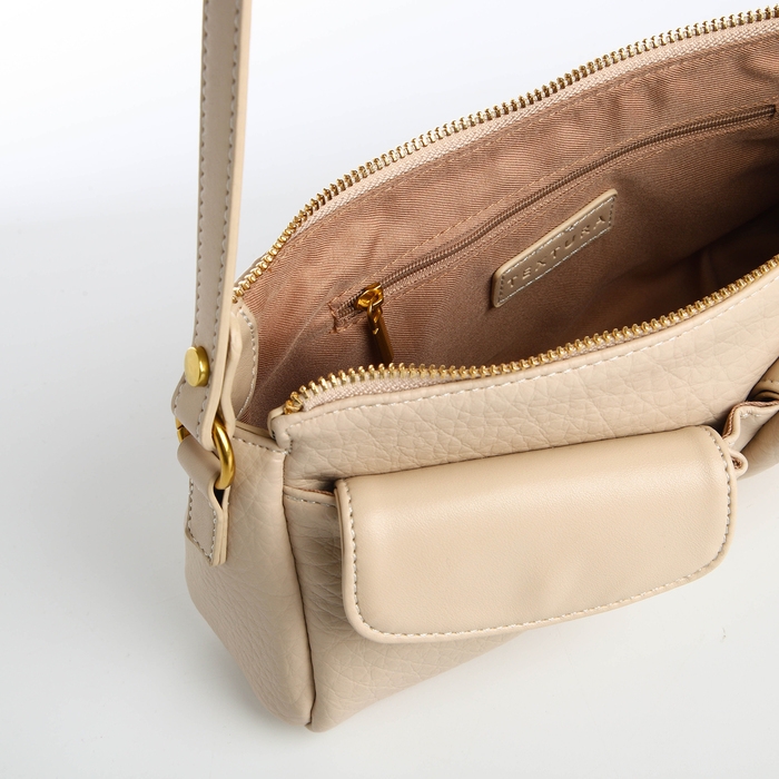 Сумка женская TEXTURA, средний размер, цвет бежевый Сумка женская TEXTURA, средний размер, цвет бежевый