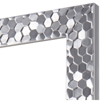 Рама для картин (зеркал) 40 х 50 х 2.7 см, пластиковая, Calligrata 651628, серебро Рама для картин (зеркал) 40 х 50 х 2.7 см, пластиковая, Calligrata 651628, серебро