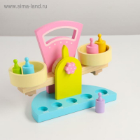 Игрушка из дерева &laquo;Весы&raquo; 12,5&times;27&times;20 см