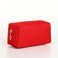 Косметичка на молнии, цвет красный Косметичка на молнии, цвет красный