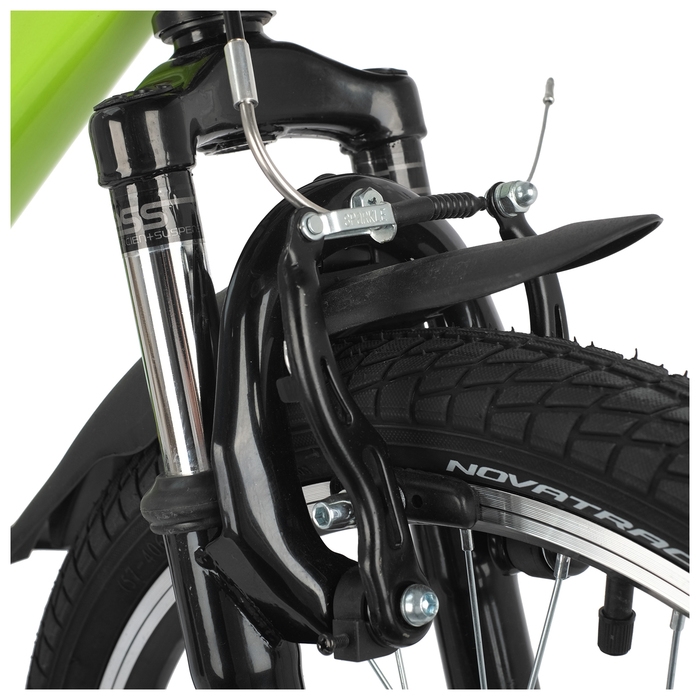 Велосипед 20" Novatrack EXTREME, цвет зелёный