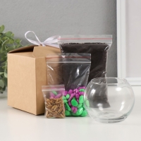 Набор для выращивания растений "Вырасти травку" шар прозрачный