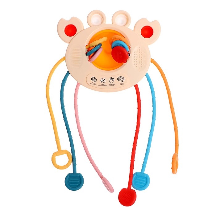 Развивающая игрушка &laquo;Ловкий крабик&raquo;, с тактильными резиночками