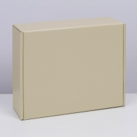 Коробка подарочная складная, упаковка, &laquo;Бежевая&raquo;, 27 х 21 х 9 см