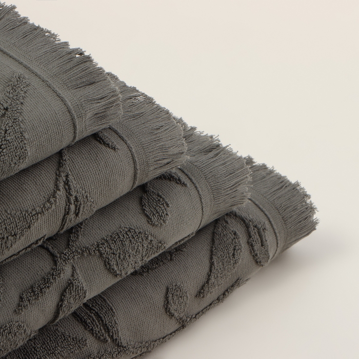 Полотенце махровое SL HOME: Boho "Олива" 30х60 см, 100% хлопок, 520 г/м2