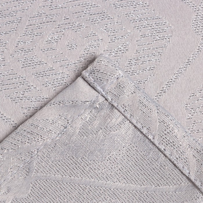 Скатерть Этель "Винтаж" цв.серебро, 142*180 +/-3 см, 115 &plusmn;10 гр,100% п/э