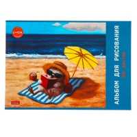 Альбом для рисования А4, 30 листов, на скрепке, "Узнай себя", обложка мелованный картон, блок 100 г/м2, МИКС Альбом для рисования А4, 30 листов, на скрепке, "Узнай себя", обложка мелованный картон, блок 100 г/м2, МИКС