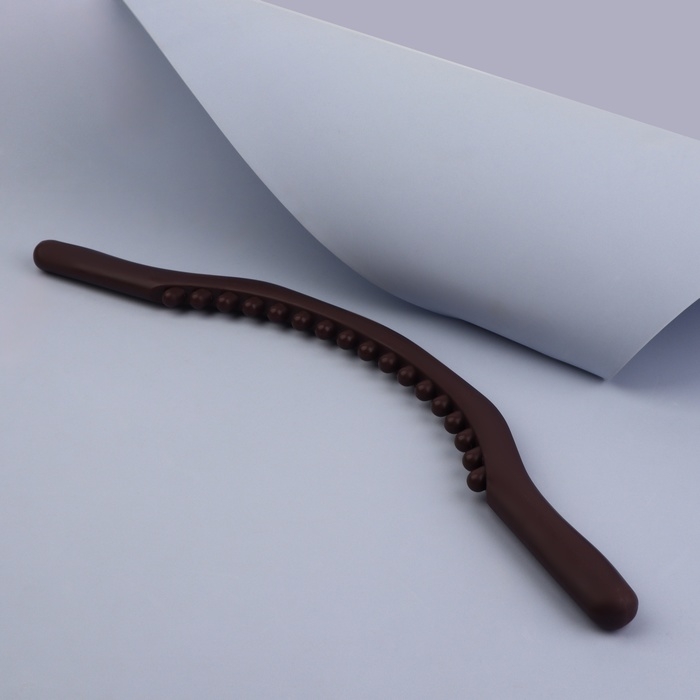 Массажёр универсальный «Дуга», 46 × 2 × 8 см, цвет коричневый Массажёр универсальный «Дуга», 46 × 2 × 8 см, цвет коричневый