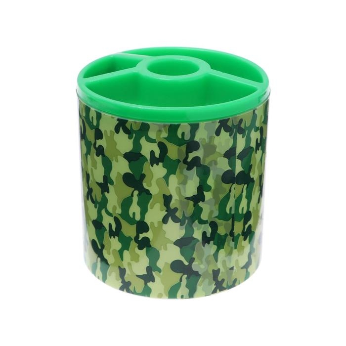 Набор настольный детский Набор настольный детский "Милитари" (подставка+2 карандаша+линейка+точилка+ластик+блокнот 8 листов)